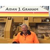 Ray says he loves working for Aiden J Graham quarries.