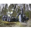 The Logset 12H GTE Hybrid forest harvester