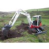 The Takeuchi TB260 excavator being tested by Geoff Ashcroft.