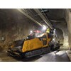 The Volvo CE P7820C tracked paver has been extensively modified for its mine work.
