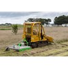 The East Wind compact dozer towing a 1.2m slasher