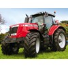 The Massey Ferguson 7724 tractor has a redesigned front axle among other features.