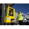 Combilift area sales manager Mike Mostert and the C4000