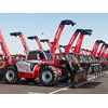 ... and the new: Manitou's 500,000th special-edition MLT 735 telehandler.
