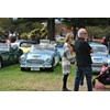 21 Austin Healey 3000 line up with Helen Bishop