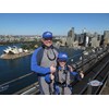 Rod & Archie Allen on Sydney Harbour Bridge