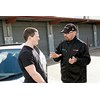 John Bowe gives Scott advice on the forced-induction grunt of the WRX at Sandown