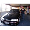 Billy Evans with one of the rarest Group A cars ever made