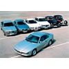 Seven generations of BMW coupes