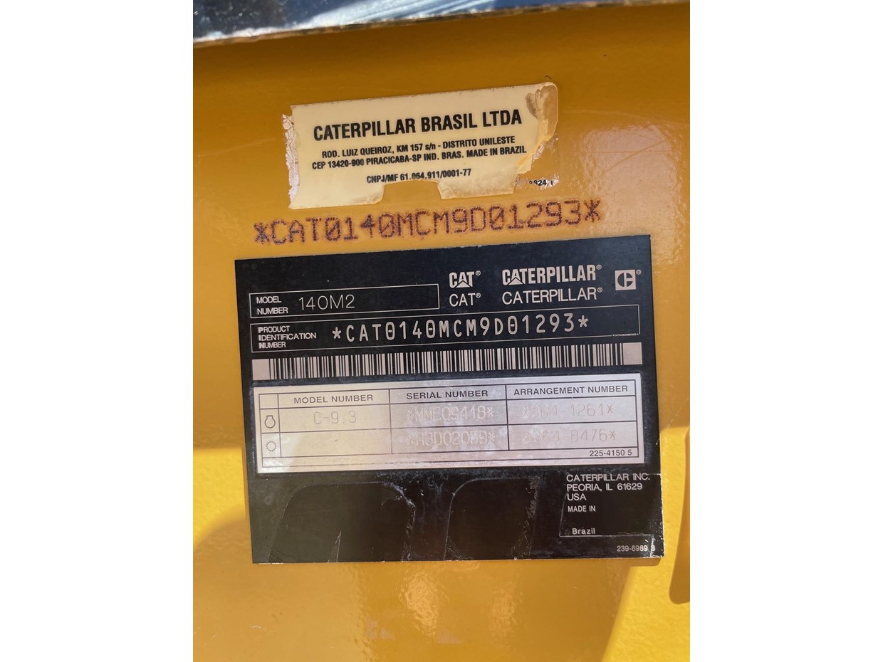 2013 CATERPILLAR 140M2 image 9