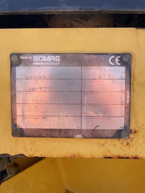 2012 BOMAG BW120AD-4 image 13