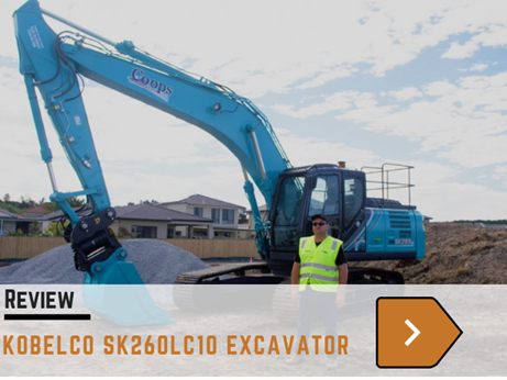 Kobelco SK260LC10 excavator review