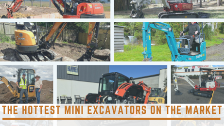 The hottest mini excavators on the market