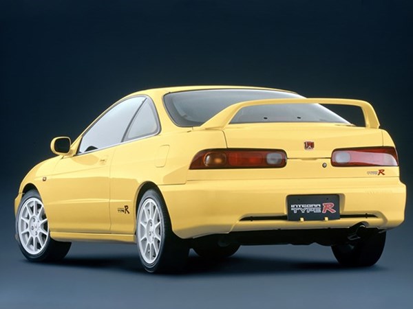 integra type r jdm yellow