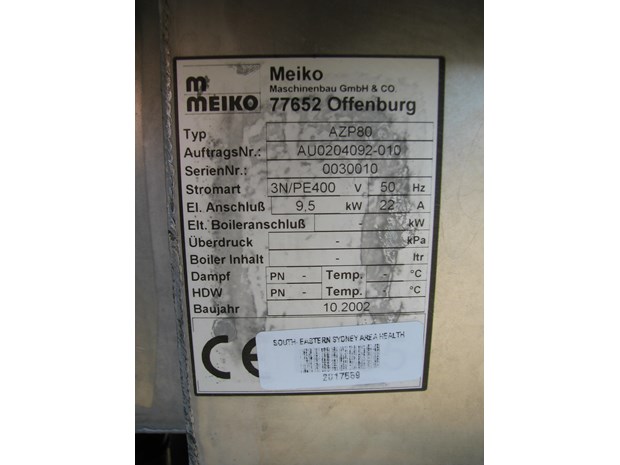 Commercial food waste disposer - AZP - MEIKO