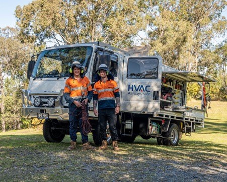 Hvac Purchases Isuzu 4x4 Nps For Telecommunications Work