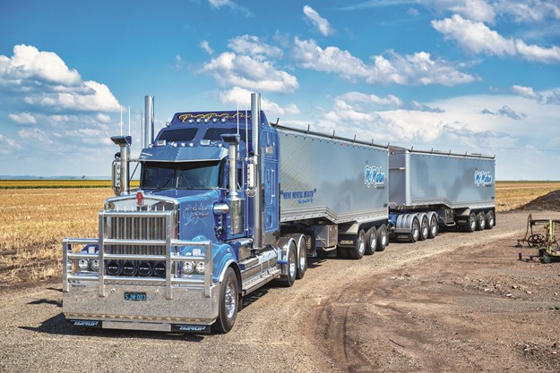 The big blue rig with a cause