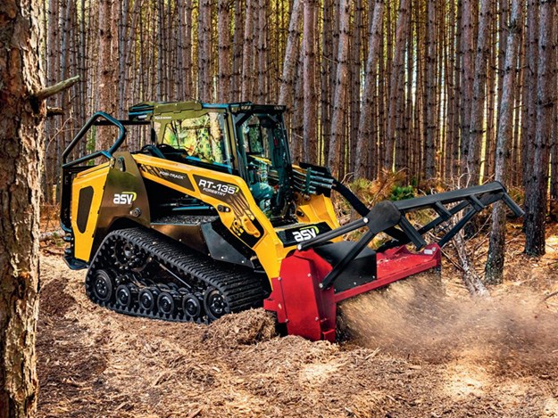 ASV launches new compact forestry track loader