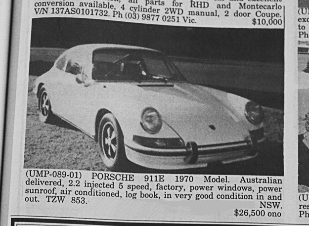 PORSCHE 911E - AUG 99.JPG