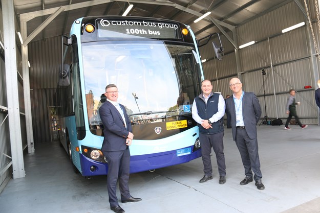 SYDNEYS CUSTOM BUS GROUP FINISHES 100TH BUS - Australasian Bus and Coach