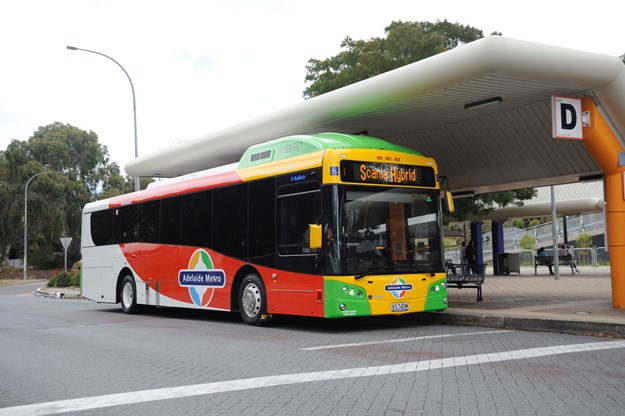 Adelaide O Bahn ‘greener Via Scania Hybrid Bus