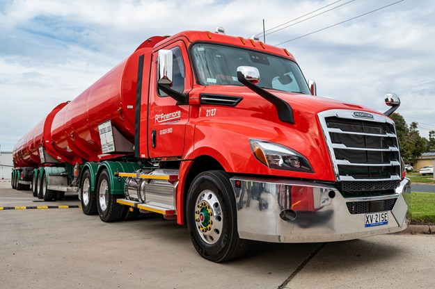 RFT use Freightliner Casadia in their liquids haulage division.jpg