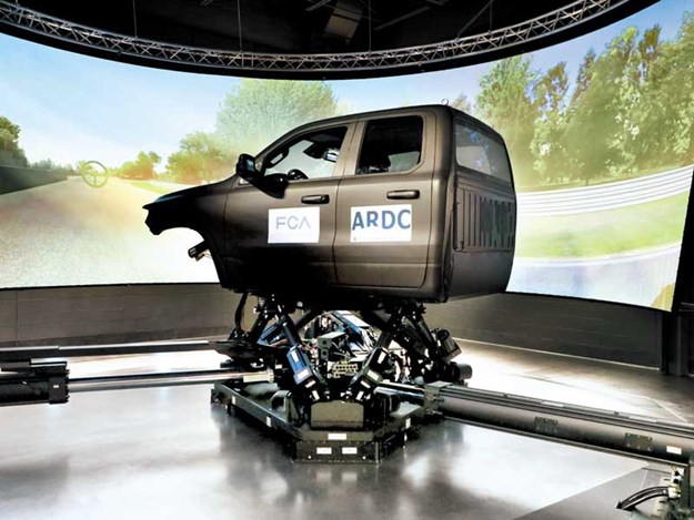 DiM250 advanced driving simulator