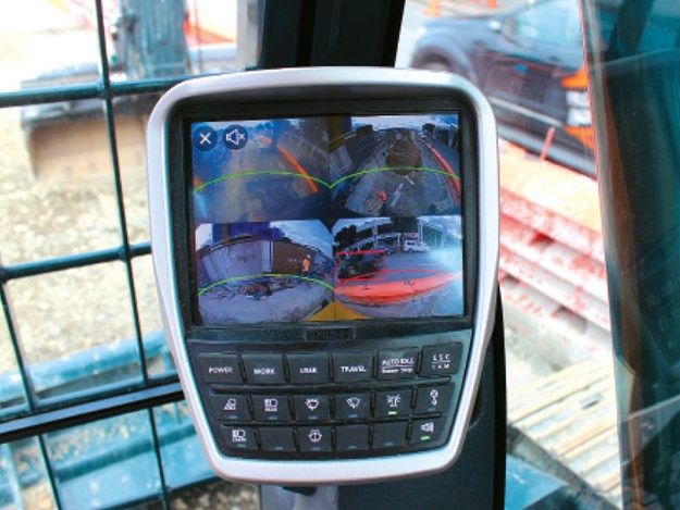 New in-cab display system features a bright, clear eight-inch screen