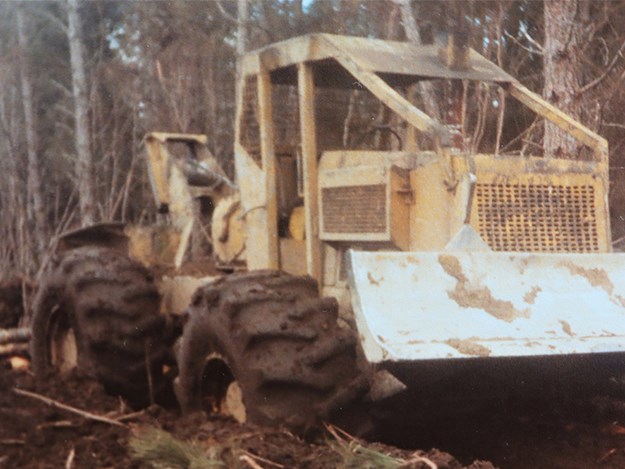Pat’s logging venture started with a C7 Tree Farmer