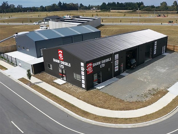 Shaw Diesels’ new South Island branch at 
11 Bowmaker Crescent in Ravenswood