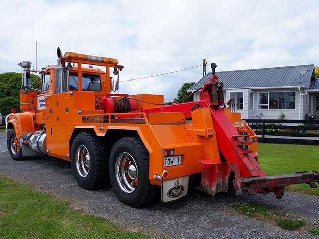 The Mack’s rear lifting system was one of the first in NZ
