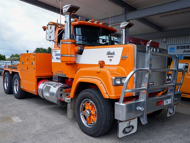 The Mack Super-Liner ready for its next assignment