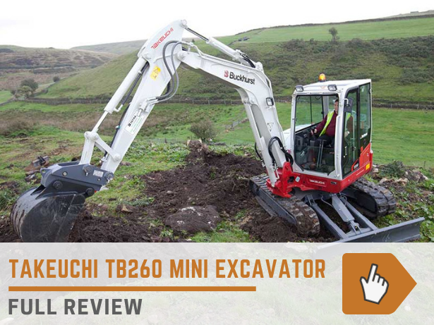Takeuchi TB260 mini excavator