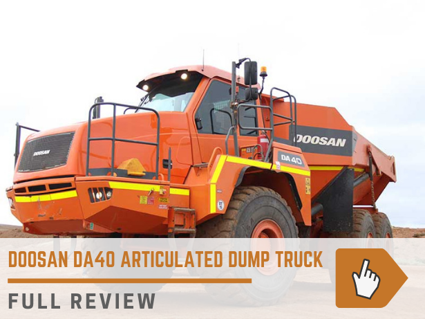 Doosan DA40 articulated dump truck