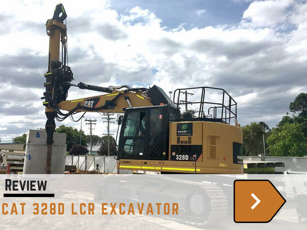 CAT 328D LCR excavator