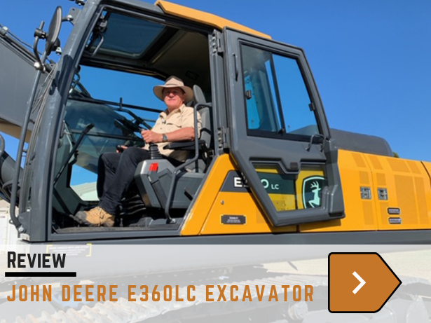 John Deere E360 excavator