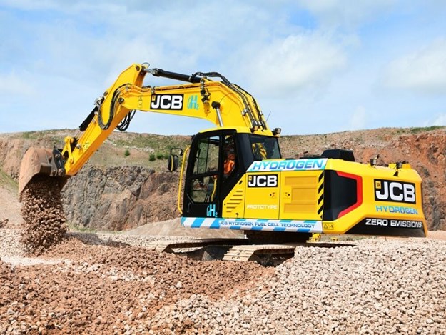 JCB's hydrogen-powered excavator