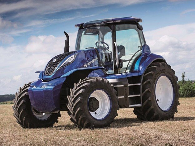 The methane concept New Holland tractor