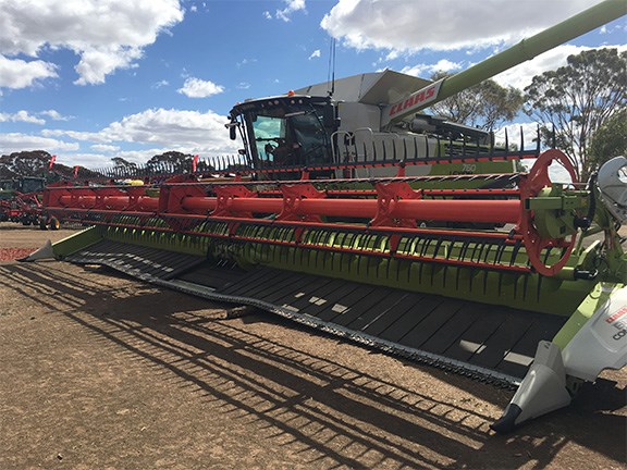 The flexible front of the Claas Convio 1230 Flex Cutter Bar has proven popular