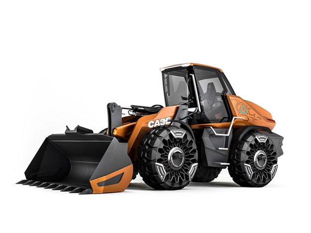 Case's new methane powered loader concept
