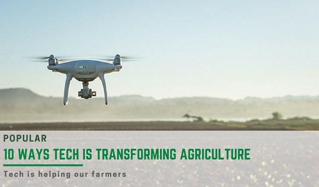 10 WAYS TECHNOLOGY IS TRANSFORMING AGRICULTURE