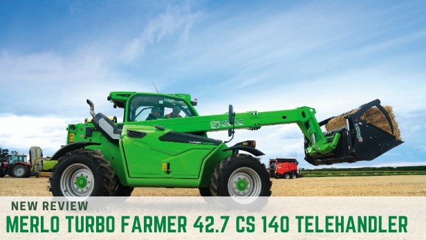 MERLO TURBO FARMER 42.7 CS 140 TELEHANDLER review