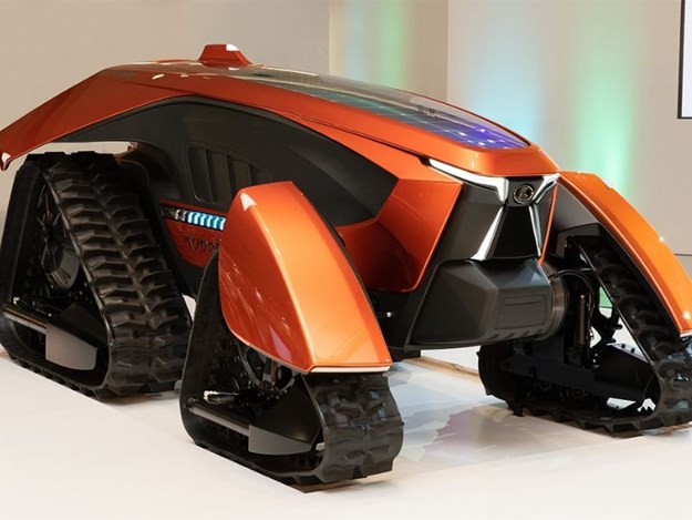 The futuristic Kubota concept autonomous tractor