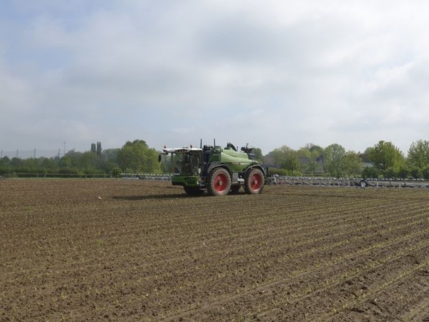 The targeted spraying proof of concept implemented on Fendt Rogator application equipment with technology from AGCO, Bosch, xarvio Digital Farming Solutions powered by BASF and Raven Industries Inc. (Photo: Business Wire)