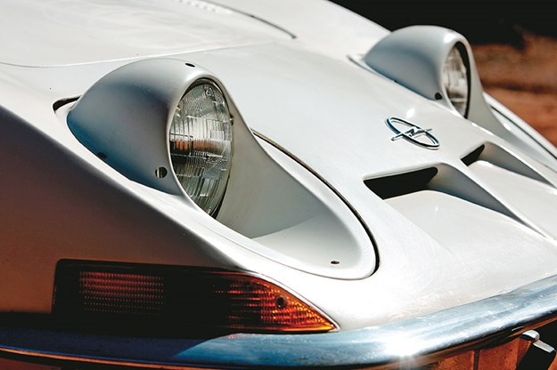 1970 Opel GT headlights