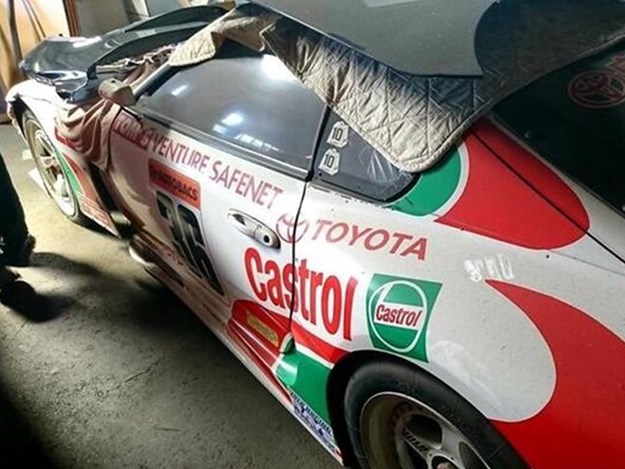 Iconic TOM'S Castrol Toyota Supra racecar found abandoned in Japan