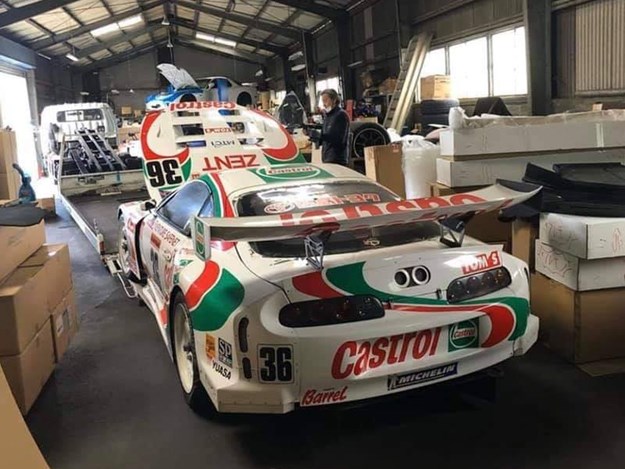Iconic TOM'S Castrol Toyota Supra racecar found abandoned in Japan