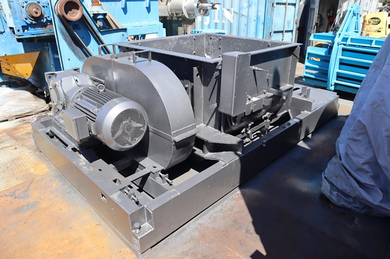 INDUSTRIAL TWIN SHAFT PADDLE MIXER SOIL DECLUMPER 1500L