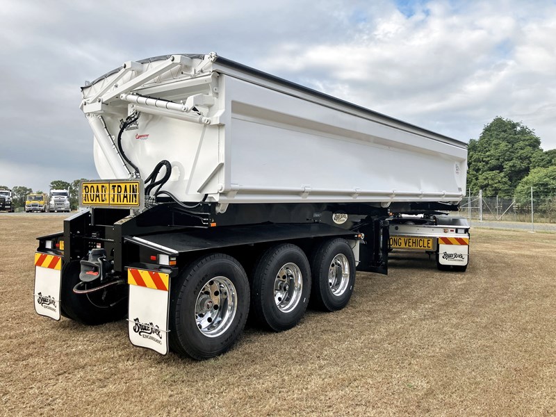 2025 BRUCE ROCK ENGINEERING ROAD TRAIN LEAD SIDE TIPPER Roadtrain / Bdouble unit