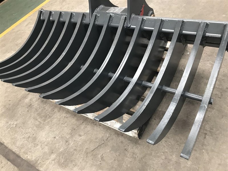 ROO ATTACHMENTS STICK RAKE 1600MM WIDE TO SUIT 12 TO 13 TO 14 TON EXCAVATOR